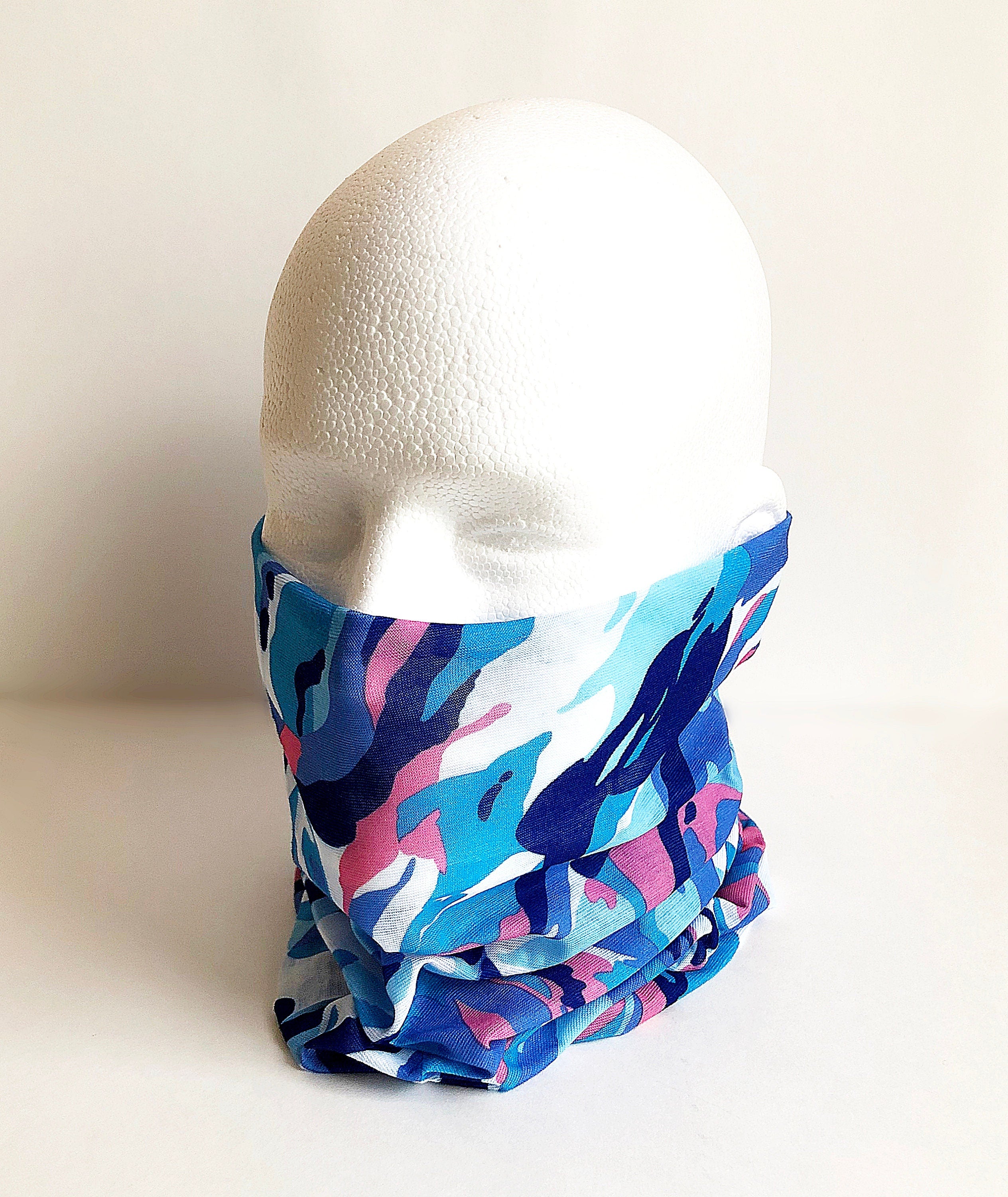 Fashion Camo Face Mask Scarf Multi Functional Seamless Protective Covering Elastic Neck Gaiter Bandana Breathable Balaclava Head Wear N55